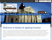 Tablet Screenshot of baxley.org